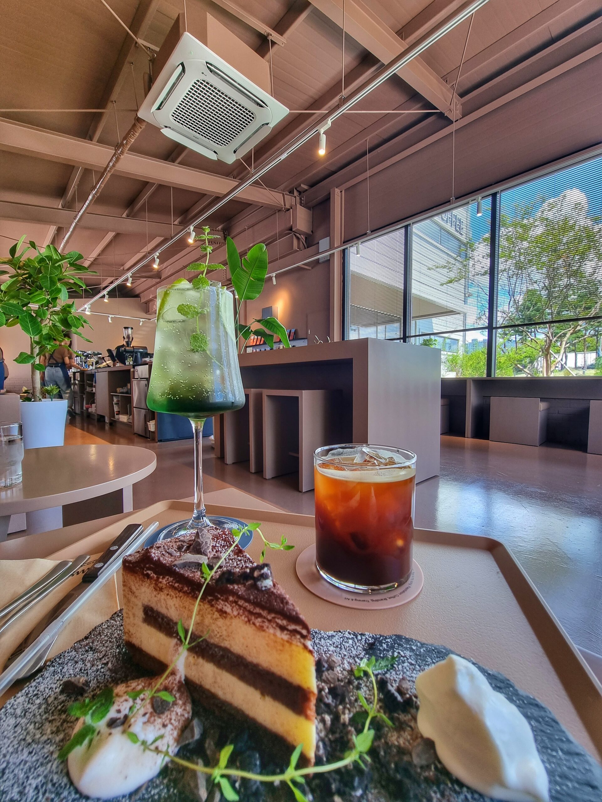 Cafe Tims mint lemonade, iced Americano and tiramisu- featured image